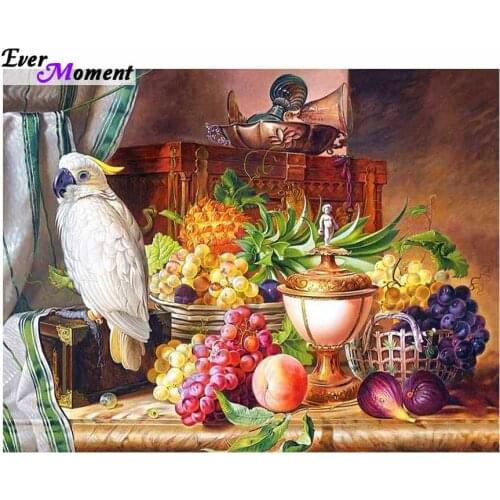 Diy 5d diamond painting mosaic fruit food diamond embroidery full drill resin rhinestones crafts for home decoration ASF579