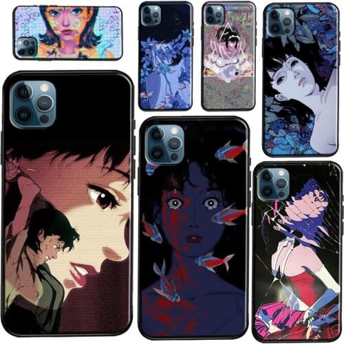 Perfect Blue anime Soft Case For iPhone XR X XS Max SE 2020 12 Mini 11 Pro Max 7 8 Plus Phone Cover Coque