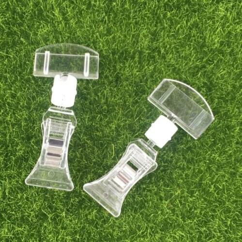 POP Photo Clip Holder Promotion Sales Advertising Paper Label Clips Sign Holder Shelf Talker Pipe Clamp Price Tag Display Rack