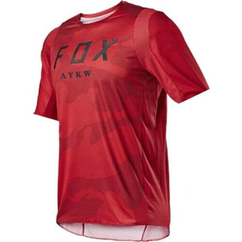 Enduro Motocross Jersey mtb downhill jersey Cycling mountain 2021 bike maillot aykwfox ciclismo quick Drying jersey