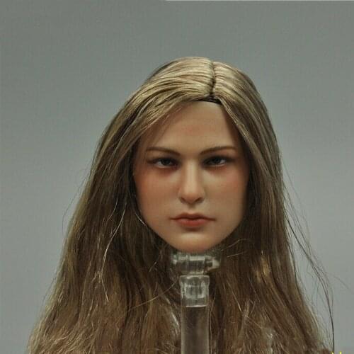 Europe Girl Head Sculpt POPTOYS ALS005 The Era of War Griffin Knight Head Carving For 12" Female Body