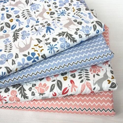 Cartoon Cotton Fabrics For Baby Girls Dresses Sewing Apron Bib Infant Bedding Doll Cloth DIY Fabrics Needlework Material D30