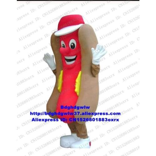 HOT DOG HOTDOG Mascot Costume Adult Cartoon Character Outfit Suit Tourist Attractions Welcome The Doorman CX4046 Free Shipping