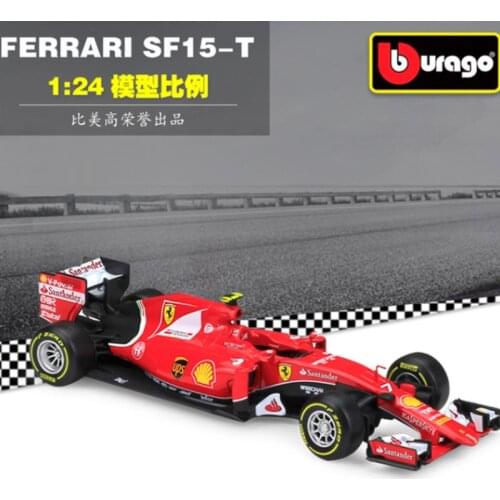 Bburago 1:24 F1 2015 Ferrari SF15-T Formula One Racing Alloy Simulation Car Model Collect gifts toy