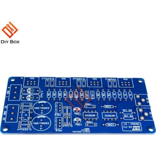 NE5532 power Amplifier Board module 50K Potentiometers volume control AC 15V DIY Kit AMP PCB Board amplifier for speakers