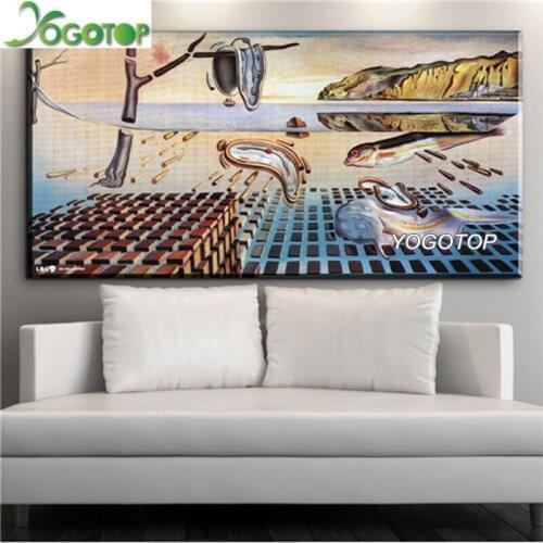 YOGOTOP large Full Diy Diamond Painting Lake fish Abstract Lanscape Embroidery Sale 5d Drill Mosaic Rhinestone Art Crafts YY934