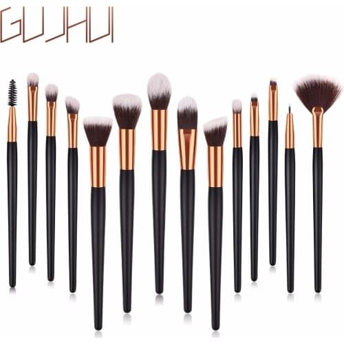 14Pcs Eyelashes Eyeliner Makeup Brushes Set Pincel Maquiagem Base Concealer Foundation Powder Cosmetics blending Make Up brush