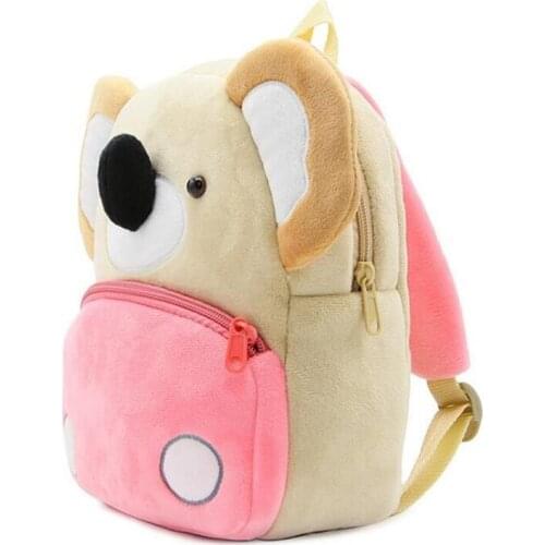 2-4 Years Lovely Plush School Bags Children Koala Cartoon Baby Girls Boys Kindergarten Kids Backpacks