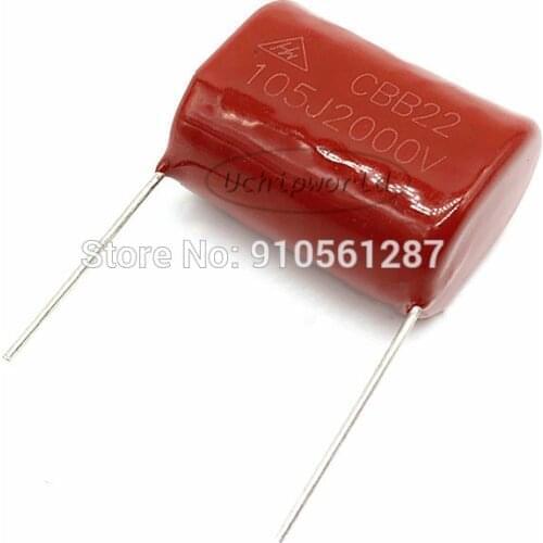 CBB film capacitor pitch 25mm 30mm 2000V 2KV 334J 473J 183J 104J 105J 224J 154J 150NF 220NF 1UF 100NF 18NF 47NF 330NF P25MM