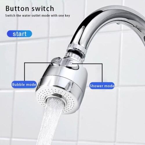 Kitchen Faucet Extender Rotatable Water Saving Tap Nozzle Multifunction Filter Durable Home Bathroom Kitchen Sink Accessories