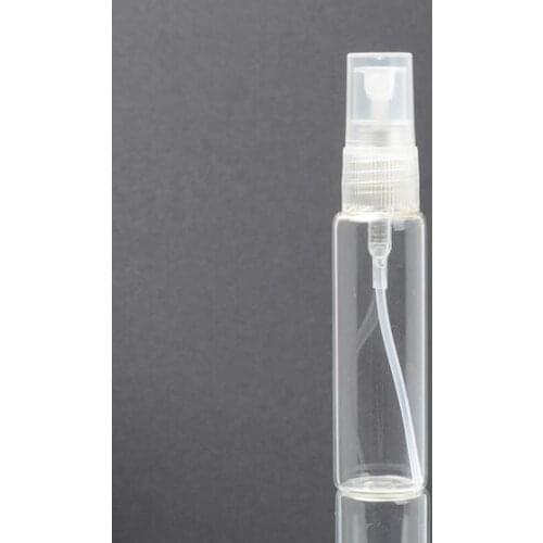 10ml Clear Spray Bottle Empty Fine Mist Atomizer Perfume Glass Bottles Mini Sample Container Portable Cosmetic bottle F20173114