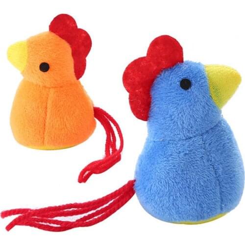 Kitty Cartoon Chick Shape Catnip Interactive Fun Cat Toy Anti-bite Lovely Bite Resistant Catnip Cat Toy Self-excited Toy