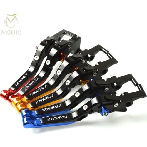 For HONDA TRANSALP 600 TRANSALP600 VT/VV/VW/VX VH/VJ VK/VL VK/VL VP/VR/VS Motorcycle CNC Folding Adjustable Brake Clutch Levers