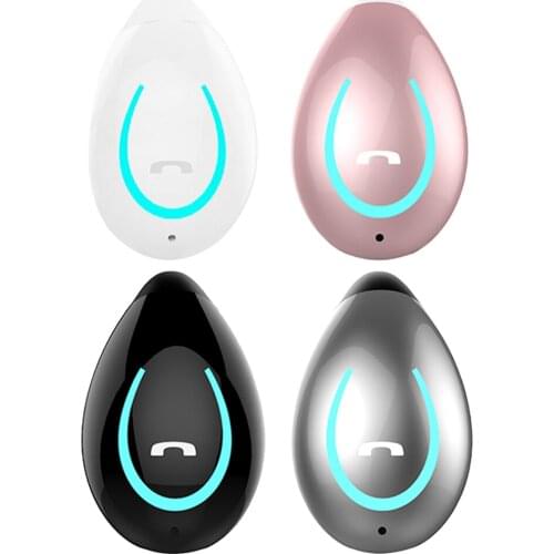 Sports Wireless Bluetooth 5.0 Headset Stereo Ear Clip Single Touch Earphone Handfree Earbuds with Mic for Cell Phones