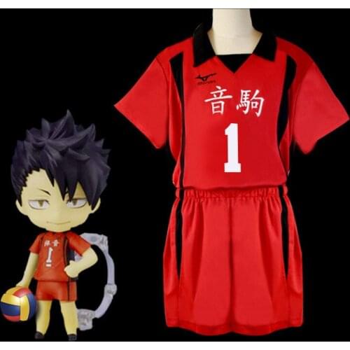 Unisex Haikyuu Nekoma High School 5 NO 1 Kenma Kozume Team Cosplay Costume Kuroo Tetsurou/kozumekenma Jersey Sports Wear Uniform