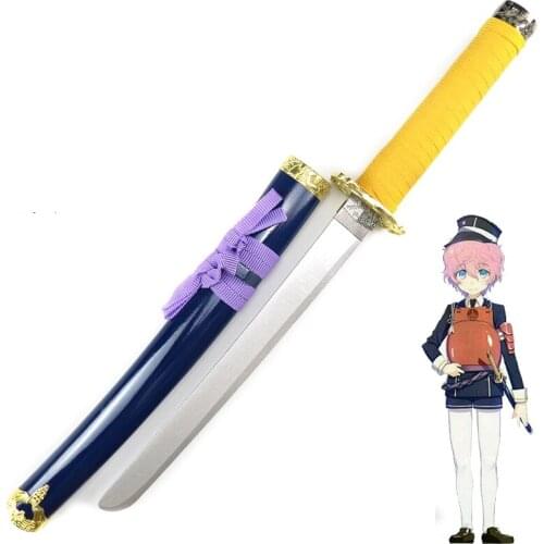 High Quality Touken Ranbu Online Akitatoushirou Katana Wooden Sword Game Character Cosplay Sword Short Blade Props
