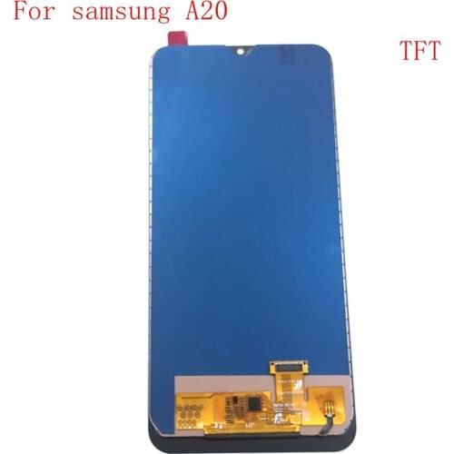 2019 TFT For Samsung Galaxy A20 A205 A205F A205FD A205F/DS A205Y A205TR Lcd screen Display WIth Touch Glass full