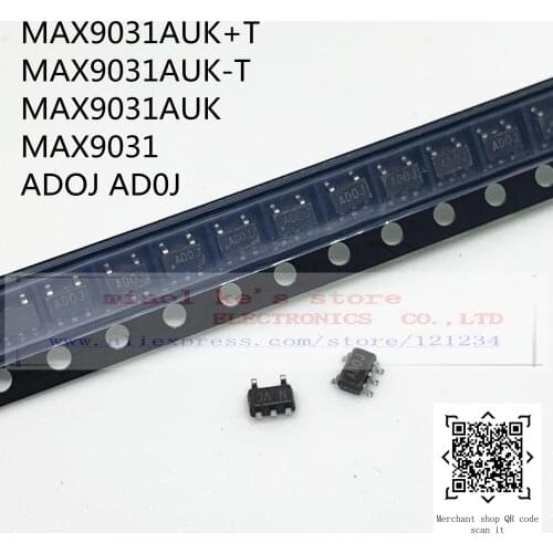 [ 5pcs ]100%New original: MAX9031AUK+T MAX9031AUK-T MAX9031AUK MAX9031 ADOJ AD0J - Low-Cost Ultra-Small Single-Supply Comparator