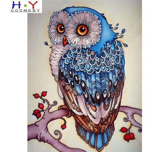 Animal tiger eagle 5D DIY Diamond Painting Cross Stitch kit picture Gifts Round Diamond Embroidery mosaic pattern Home Decor