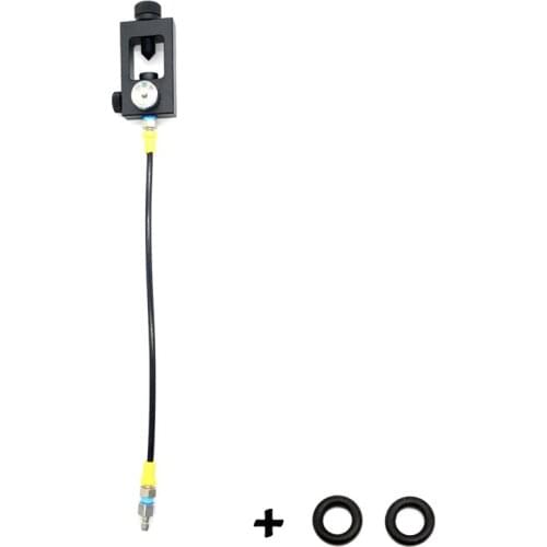FREE SHIP 3000psi Air Fill Stations Aluminium Filling Adapters With Luminous Gauge 10inch/23cm/32cm/60cm