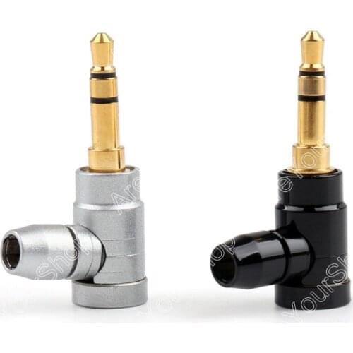 Areyourshop Copper 1/8 "3.5mm Stereo Right Angle Audio Plug For Music Player Soldering 24PCS High Quality Connector