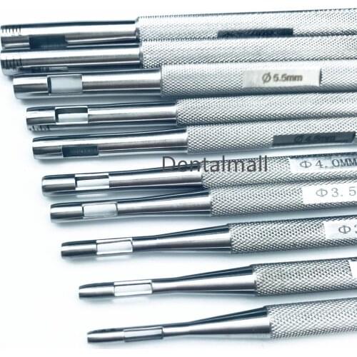 Biopsy Dermal Punch Body Skin Piercing Stainless steel Punches Tools