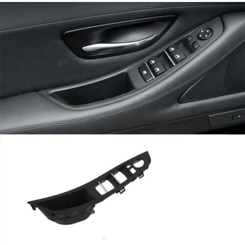 Black Inner Window Switch Door Panel Handle Armrest For BMW 520 523i 525i 530i 535i