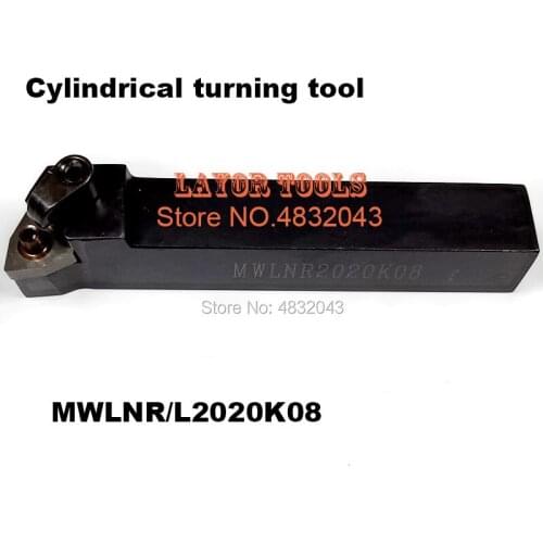 MWLNR2020K08 Turning Tool Holder,M Clamping CNC tool holder,External turning tools,Lathe cutting tools for WNMG080404/08 Inserts