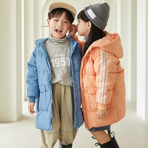 Girls Babys Kids Down Jacket Coat 2021 Warm White Duck Down Thicken Winter Autumn Outerwear Hooded Childrens Clothing