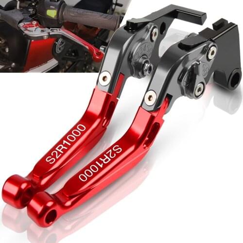 FOR DUCATI S2R1000 2006 2007 2008 Motorcycle Accessories handbrake Folding Extendable Adjustable Clutch Brake Levers S2R 1000