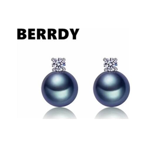 HOT CHEAP SALE!!! Real Freshwater Pearl Earrings Stud Earrings Fashion Girls' Female Ladys Jewelry Nice Gift