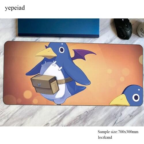 Disgaea mats wrist rest gaming mouse pad big 700x300x4mm keyboard mousepad anime notebook gamer accessories padmouse mat