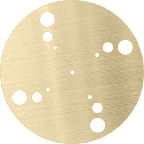 40GD Pure Copper Turntable Platter Mat for All LP Vinyl Record Players Slipmat Anti-Static Vinyl Record Players Pad