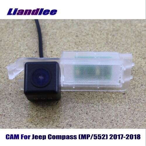 Liandlee CAM For Jeep Compass (MP/552) 2017-2018 / Car Rear Back Camera Rearview Reverse Parking Camera HD CCD Night Vision