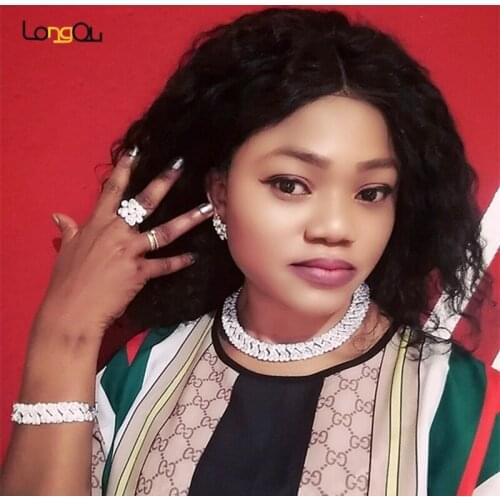 Longqu 2019 Fashion African beads jewelry set Dubai gold/sliver plated jewelry set Wholesale Design nigerian bridal Jewelry set