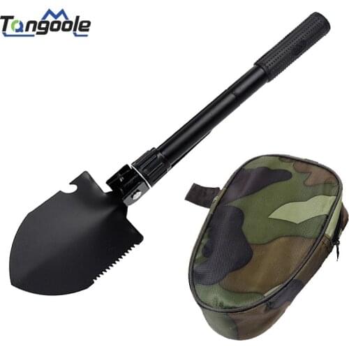 Outdoor Survival Shovel Multi Function Shovels Open Bottle Digging Mud Cut Tree Shovel Hiking Camping Tool Travel Survival Tools