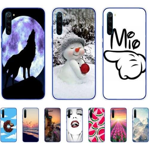 Soft Case For Silicone Back Cover For Cute Phone Cases Cover Bumper for Xiaomi Redmi 8 8A Note 8 8t 8 Pro Case