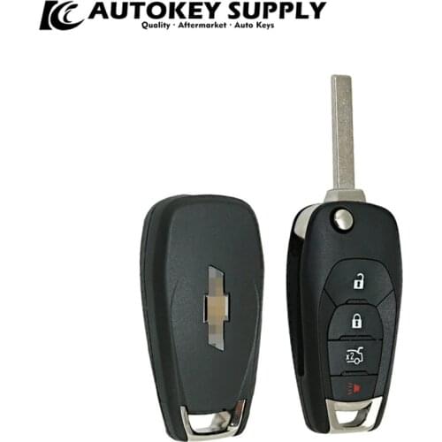 New Replacement ForChevrolet Remote Flip Key Shell 3+1B AKGMF125