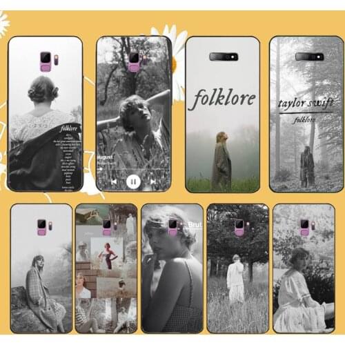 New album Folklore Taylor Phone Case For Samsung Galaxy M10 20 30 A 40 50 70 71 6S A2 A6 A9 2018 J7 CORE PLUS STAR S10 5G C8