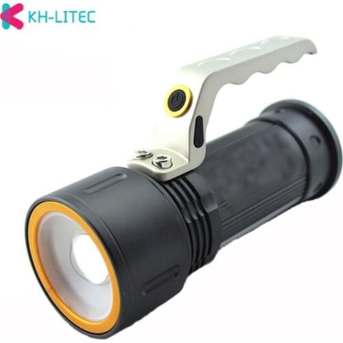 Emergence Rechargeable Hand Lamps Camping Lantern High Power Torch 10W Searchlight CREE XML Handlamp Portable Handle Light