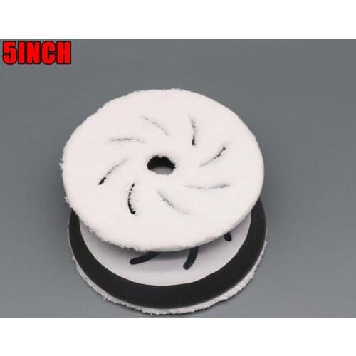1pc 5 Inch Auto Microfiber Polishing Cutting Pad Car Detailing Buffing Wheel Durable Polishing Wheel Car Motorcycle Paint Car