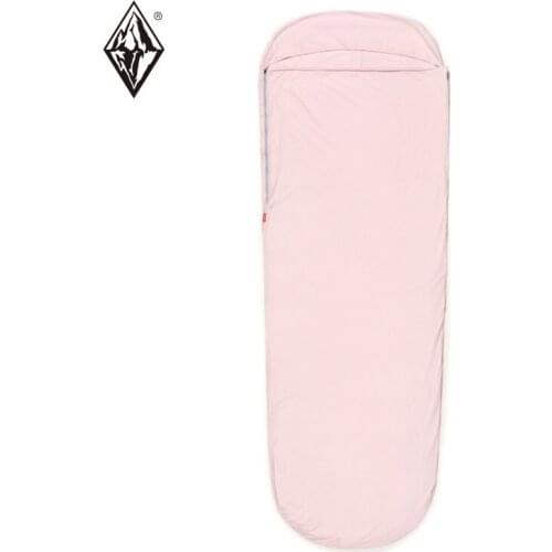 BLACKICE Mummy Portable Fleece sleeping Lining bag travel hotel anti dirty sleeping bag liner with storage bag for warm