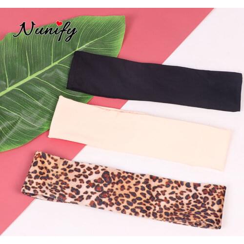 Nunify 1-2Pcs Adjustable Lace Wig Grip Band For Fix Wigs Or Making Headband Wig Black Pink Blue Hair Band Soft Scarf Headband