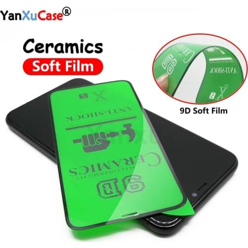 10Pcs Full Cover Soft Ceramic Film For iPhone 12 Mini 11 Pro XR XS Max X 8 7 6S Plus SE 2020 9D Explosion Proof Screen Protector