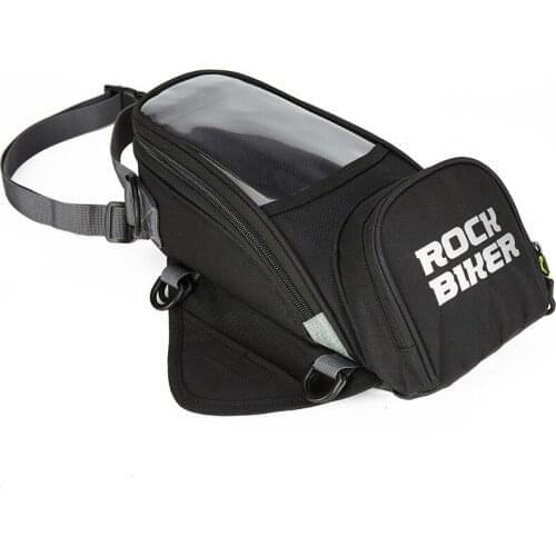 2018 New Motorcycle Tank Bag Multi Functional Oil Tank Bag Magnetic Fixed Straps Mobile Phone Navigation Bag With Rain Cover