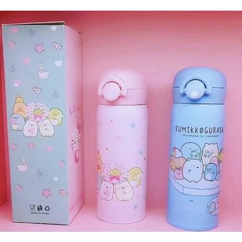 320ml Lovely Cartoon Sumikko Gurashi Corner Bio Stainless Steel Portable Thermos Cup Winter Keep Warm Water Bottle Vacuum Flasks
