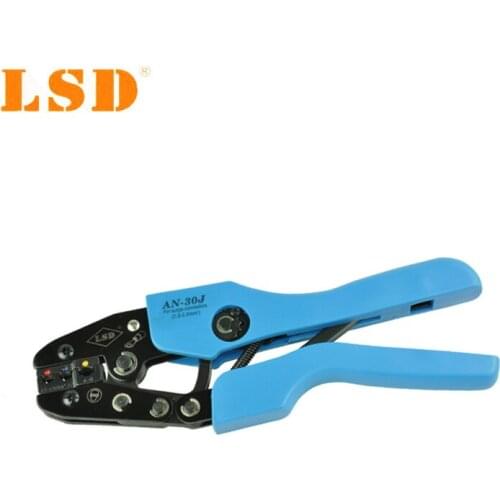 AN-30J High Quality Hand Crimping Tools for surge connectors 0.5-6mm2 2-10AWG Ratchet Crimper pliers
