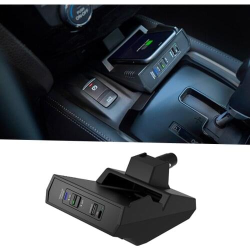 Car QI wireless charger phone charger 10W fast charging case charging holder for Nissan Rogue 2014-2017 Rogue Sport 2017 2018