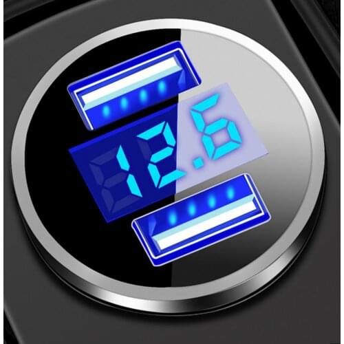Dual port USB 3.1A car charger LED display for Audi Q3 Q5 SQ5 Q7 A1 A3 S3 A4 S4 RS4 RS5 A5 A6 S6 C6 C7 S5 A7 S7 A8
