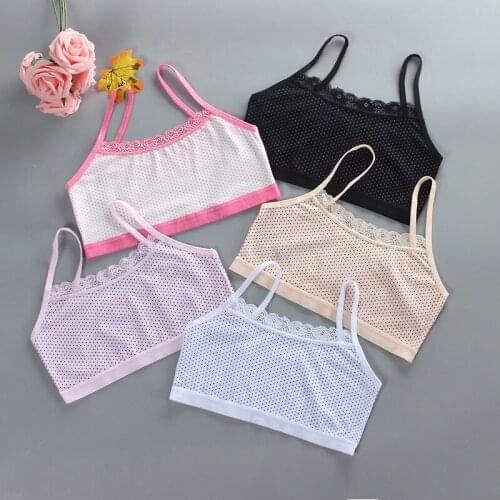 Childrens bra development vest sling girl small vest single layer summer thin underwear